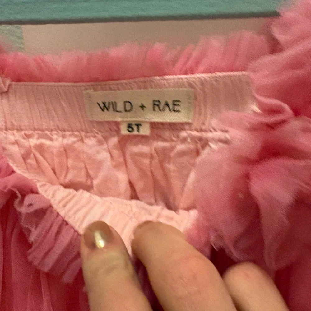 Pink Ruffled Dress Wild + Rae - Picture 4 of 4